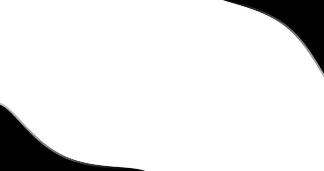 Abstract Black Wavy Frame with Transparent Background png