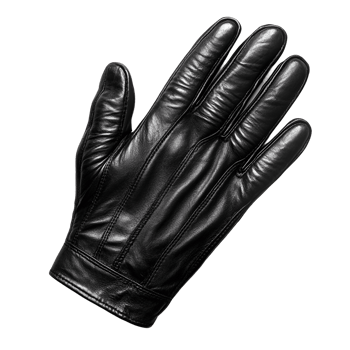 Elegant Black Leather Glove, Close-up Shot of a Men's Leather Driving Glove png