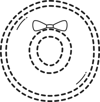 Dotted circle hat tracing. png