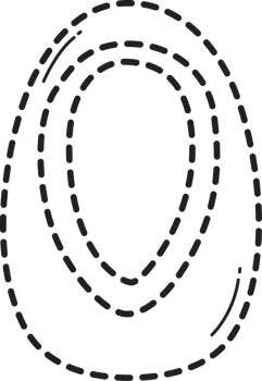 Fashion hat tracing line. png