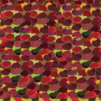 coloring many shape pattern vector