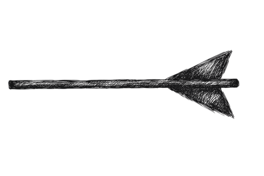 Arrow design with transparent background suitable for various uses png