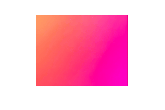Abstract gradient background in vibrant shades of orange and pink png
