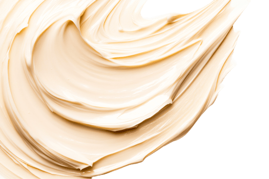 Creamy texture swirls on a transparent background showcasing artistry png