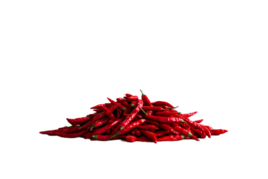 Heap of shiny, vibrant chili peppers, red, hot, cut out transparent png