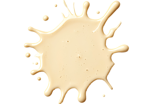 Creamy liquid splash on transparent background png