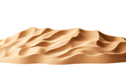 Smooth sand texture with gentle ripples on surface png