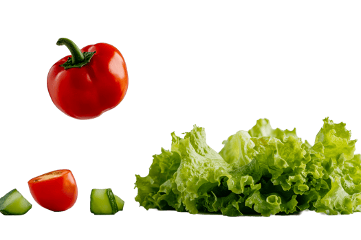 Fresh vegetables showcasing colorful ingredients png