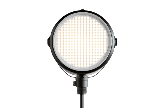 Round LED studio light png