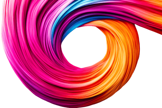 Colorful swirling design with vibrant hues png