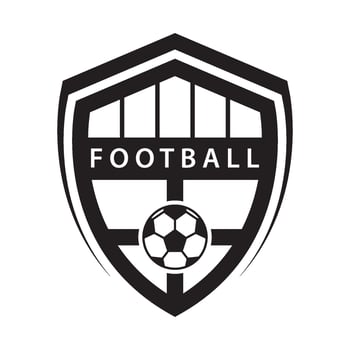 Football club concept logo design vector