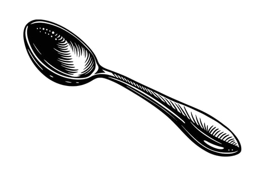 Vintage Style Spoon Illustration vector