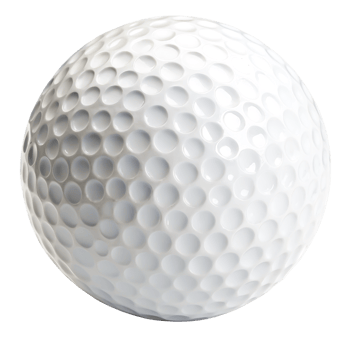 Realistic 3D Render of a Golf Ball Close-Up Texture and Design png