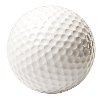 High-Resolution 3D Render of a Golf Ball, Detailed Texture, White Sport Equipment png