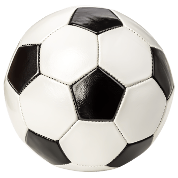 Classic Black and White Soccer Ball High-Resolution Image for Sports Designs png