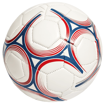 Soccer Ball, Red Blue Stripes Design, Sports Equipment, Football, Closeup png