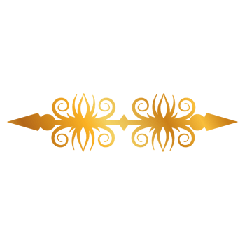 golden arrow on transparent background png