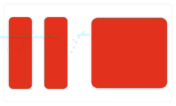 Play and Stop in red color vector