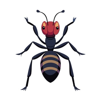 Cephalotes Atratus Artistic Illustration vector