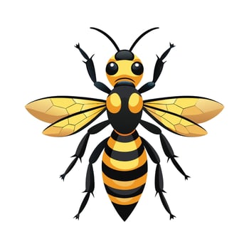 Polistes Fuscatus Engaging Design vector