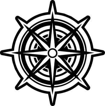 A filled style icon of orientation symbol vector