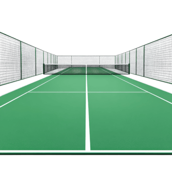 Green Tennis Court Net Sport on transparent background. png