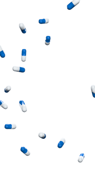 generic pill capsules medicine healthcare overlay 3D render png