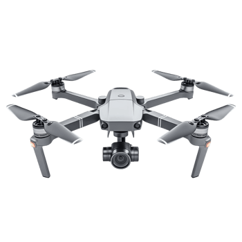Modern Grey Drone Aerial Photography on transparent background. png
