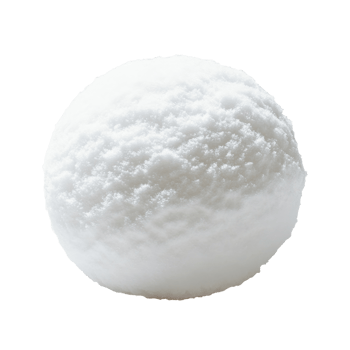 Winter Snowball on White on transparent background. png