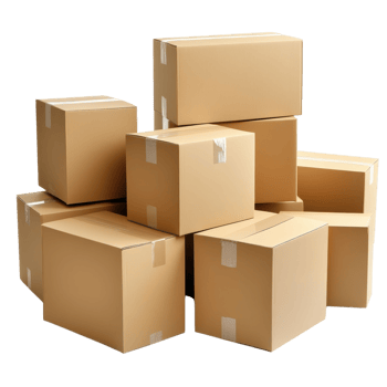 Shipping Boxes Delivery Package on transparent background. png