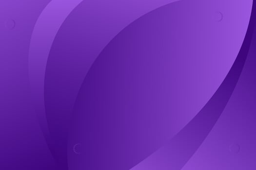 Abstract 3D purple wave background with realistic shadow pattern. Purple gradient color on the background. Eps10 vector
