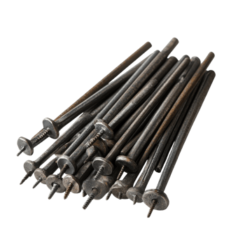 Construction Nails Essential Tools on transparent Background. png