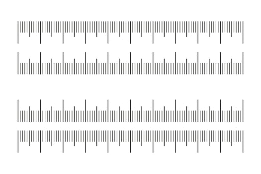 Set of charts 10 centimeters. Metric rulers. Measuring, sewing tool template. Metrics indicator cm. Scale for ruler in centimeters. Measuring, length, height, distance scale icon. Centimeter scale. vector
