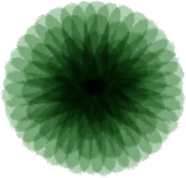 Beautiful blossom deep green petals of flowers png