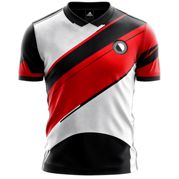 Adidas Soccer Jersey Red Black White Design, png