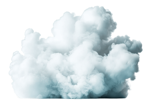 Fluffy cloud formation, white, heavenly sky, weather, isolated, abstract, cut out transparent png