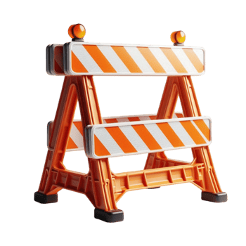 Construction Barrier Road Sign png