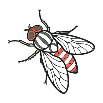 Beautiful Chrysops Caecutiens Design vector