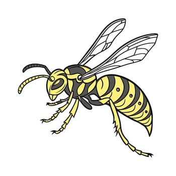 Creative Hornet Graphic 4 vector
