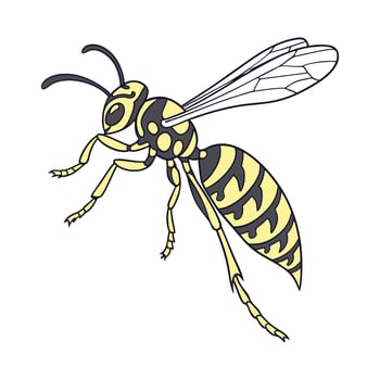 Showcase of Polistes on Clean White Background vector