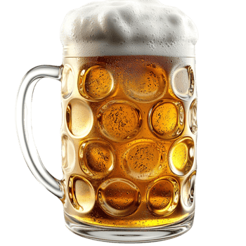 Another beer mug filled foamy golden beer looking crisp cold refreshing ideal for social gatherings png