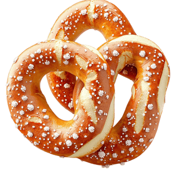 Golden brown salted pretzel crispy texture looking delicious tempting perfect for snack lovers everywhere png