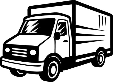Delivery Truck for Transportation Logistics and Graphic Designs vector