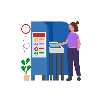 Female Voter Participation Trends vector