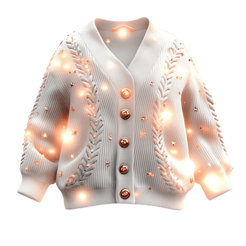 Stylish white cowboy jacket embroidery symbolizing Western fashion adventure rugged charm png