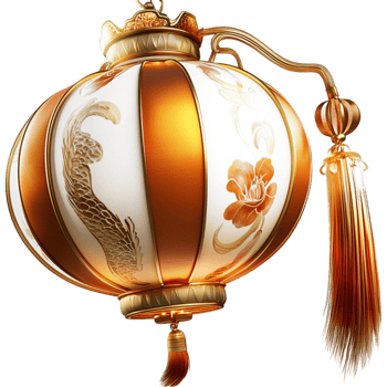 Ornate golden lantern intricate details symbolizing elegance warmth cultural heritage png