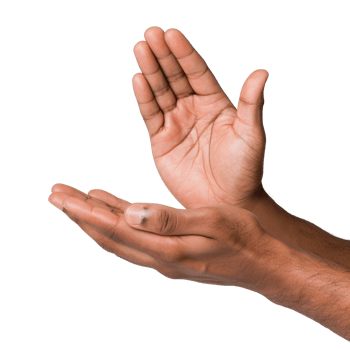 Open Hands Offering Support and Care in a Gentle Gesture of Kindness png