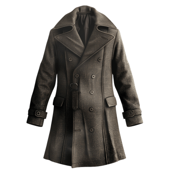 Men's Stylish Double Breasted Peacoat Winter Warm Overcoat Jacket png