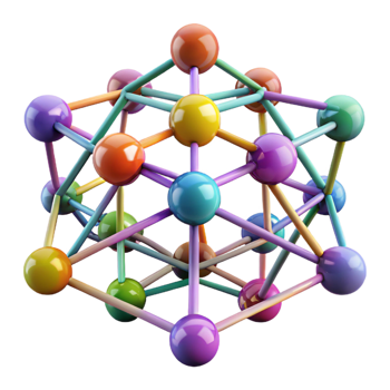 wonderful minimalist A Complex Network of Intersecting Planes high quality png