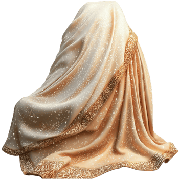 Luxurious golden fabric draped elegantly a silky smooth texture reflecting soft light beautifully gracefully png